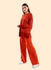 Coctail Zigzag Pullover + Pants Set WL - Orange*dark-red