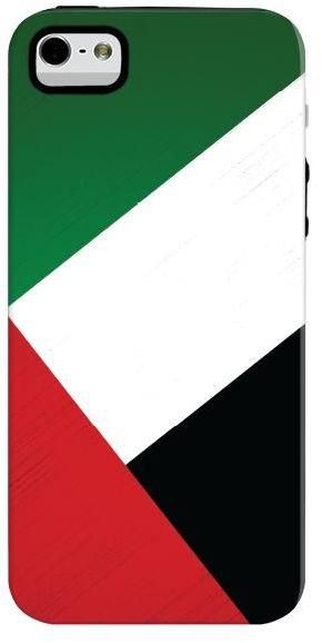 Stylizedd Premium Dual Layer Tough Case Cover Matte Finish for Apple iPhone SE / 5 / 5S - Flag of UAE