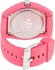 Adidas Santiago Unisex Pink Dial Silicone Band Watch - ADH9065