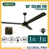 [1PC] SIBERIAIR CF/SA60/BK 60" 3 Blade 5 Speeds Regulator Control Ceiling Fan