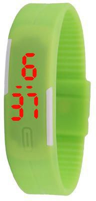 Fashion Top Luxury Swim Watch With Magnet&LED Display Screen Sporty Digital Waterproof Wristwatch Green