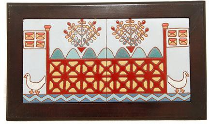 Nubian Hand Painted Decorative Wall Frame