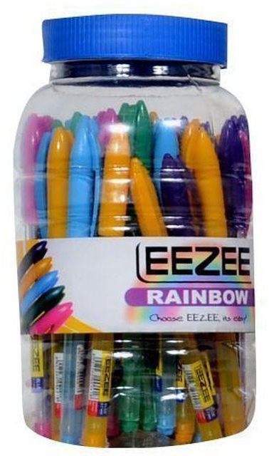 EEZEE Rainbow Biro - A Pack Of 50 Pens