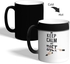Decalac Keep Calm And Diet Ceramic Mug - Black