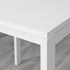 MELLTORP / NILSOVE طاولة وكرسيان - أبيض خيزران/أبيض ‎75x75 سم‏
