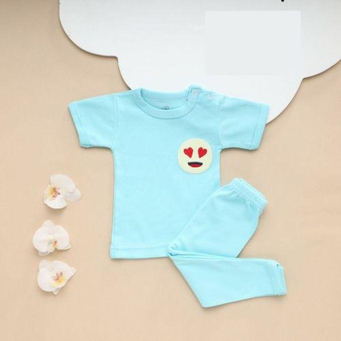 Baby Cotton Pajama Set - Half Sleeves - 046 - T
