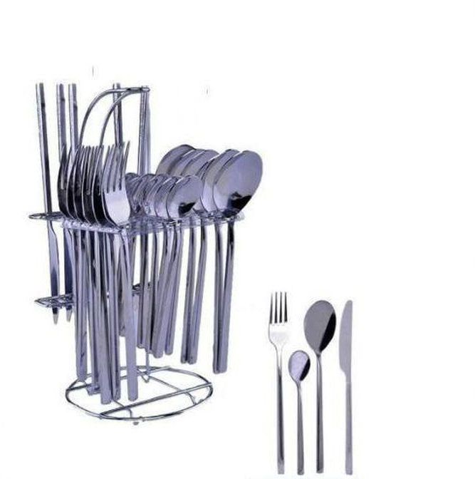 Silver Cutlery Set - 24 Pieces