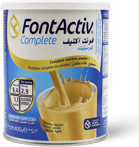 Fontactiv Complete Powder Vanilla Flavor - 400 Gm