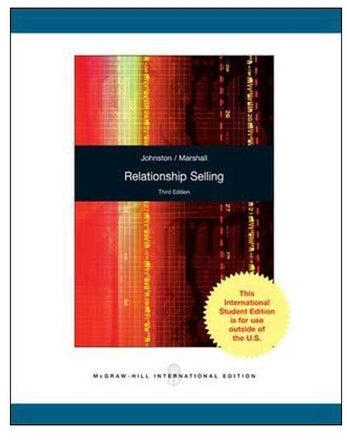 Relationship Selling Paperback English by Mark W. Johnston - 01-Aug-10