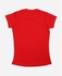 Evo Girls Minnie Mouse Printd T-Shirt - Red