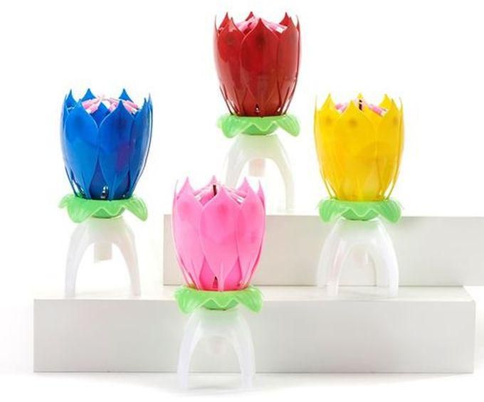 Musical Flower Candle, Pack Of 1-candle Stand/Birthday Candle/Candle/Birthday
