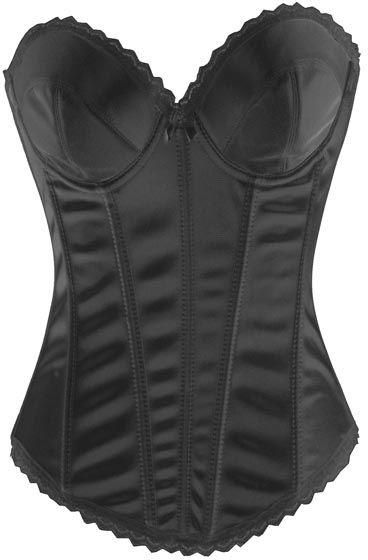 Corset Top - Black For Women Size S