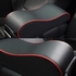 General PU Leather Car Armrest Pad – Black & Red