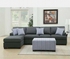 PAWA FURNITURE 5 Seater L Shape Fabric Sofa (GRAY) (Delivery To Lagos Only)