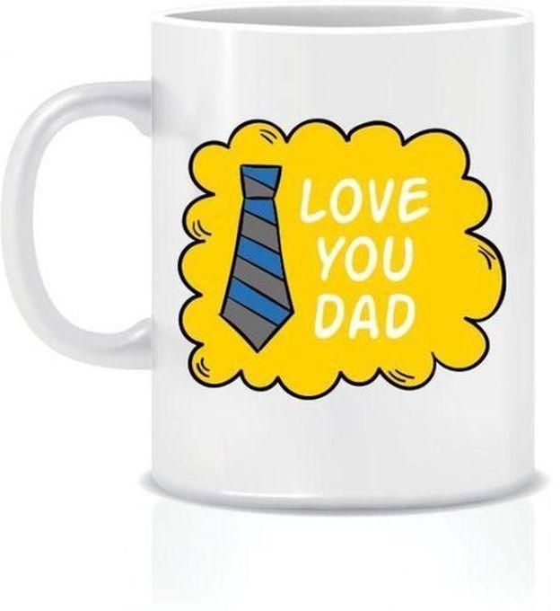Love You Dad White Ceramic Mug