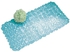 InterDesign Pebblz Non-Slip Suction Bath Mat - Mat for Shower or Tub, Blue