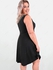Plus Size Sleeveless Colorblock Belted Knee Length Dress - L | Us 12