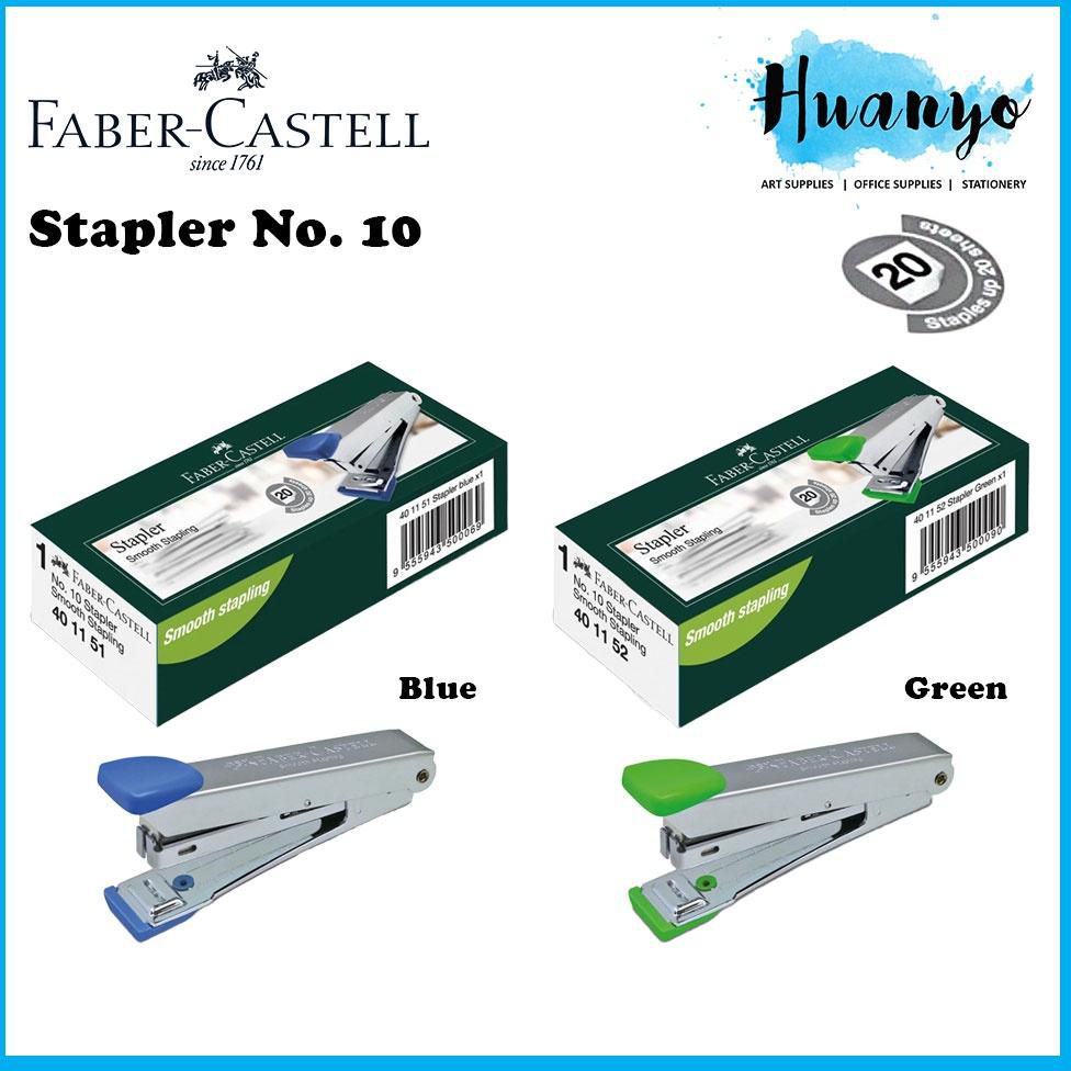 Faber-Castell Stapler No. 10 (Blue / Green)