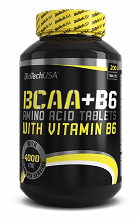 BiotechUSA Bcaa+B6 Amino Acid - 4000 Mg - 200 Tablets