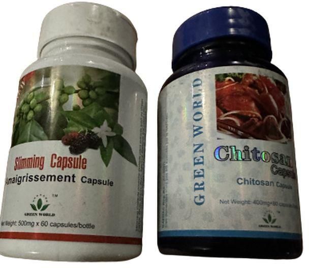 Green World Super Weight Loss Pack (Slimming Capsule & Chitosan)