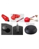 Generic Punching Ball Set - Boxing Speed Ball - 120-150 CM - Black/Red