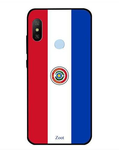Protective Case Cover For Xiaomi Redmi Note 6 Pro Paraguay Flag