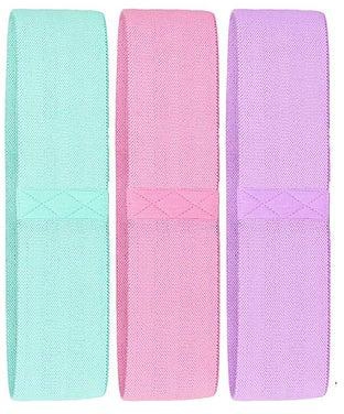 3-Piece Resistant Exercise Band Set 15x3.15inch