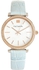 Guy Laroche Women&#39;s White/Mother Of Pearl Dial Leather Band Watch - L2014-03