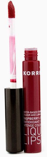 Korres - Lip Color Raspberry Antioxidant Liquid Lipstick - #56 Red