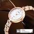 Generic 1225 Fashion Quartz Watches Women Luxury Rhinestone 30M Waterproof Watch Dress Wristwatches - Silver