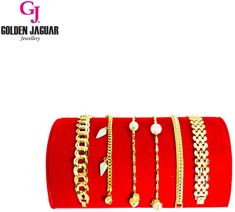 GJ Jewellery Bracelet Display Tray (Red)