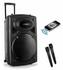 Portable 12'' Rechargeable Bluetooth Public Address System With Wireless Microphone Radio SD Card USB Speaker