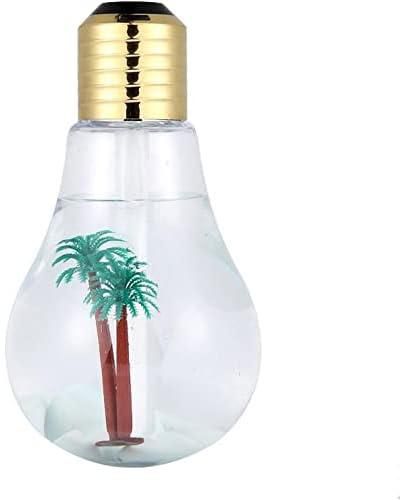 Light bulb colorful LED atomsphere usb ultrasonic humidifier gold3563_ with two years guarantee of satisfaction and quality
