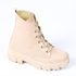 Ice Club Suede Lace Up Ankle Light Beige Boot