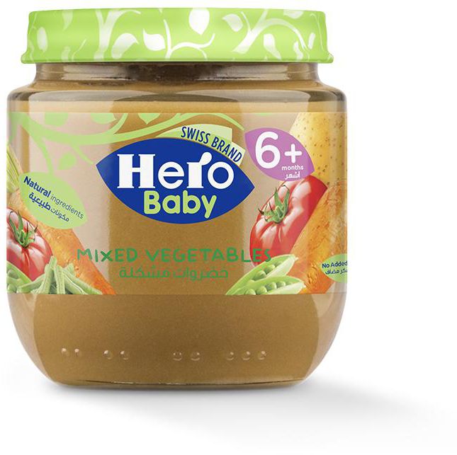 Hero baby 5 vegetables jar 125 ML