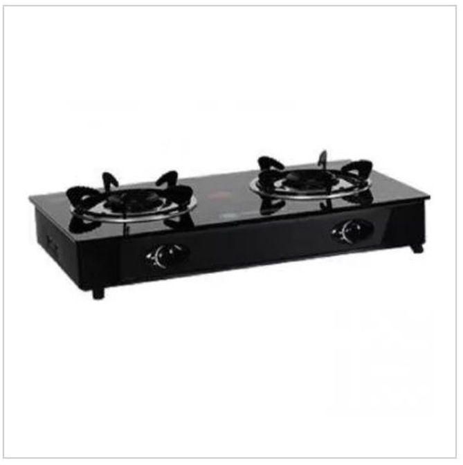 2 Burner Glass Table-Top Gas Cooker