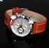 Curren Brand Men Watches Fashion Casual Watches With Leather Strap And White Dial Curren-8216