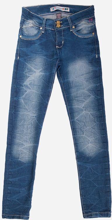 Hozayen Jeans Pants Straight Fit - Blue