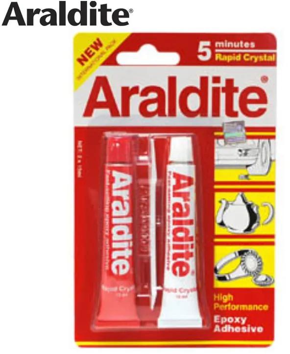 Araldite Glue Epoxy Adhesive Bonding Agent Clear