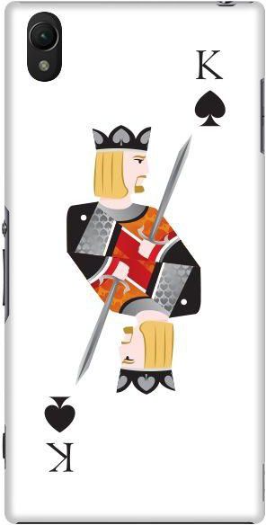غطاء ستايلايزد رفيع مميز بلون مطفي لهواتف سوني اكسبيريا Z3 - بتصميم ملك البستوني