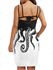 Spaghetti Strap Octopus Print Wrap Cover-up - S