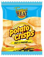 Tropical Heat Potato Crisps Salt & Vinegar 100 g