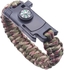 Get Professional Multifunctional Survival Bracelet, 5 in 1, Perfect for Camping, Hiking and Hunting - Olive White with best offers | Raneen.com