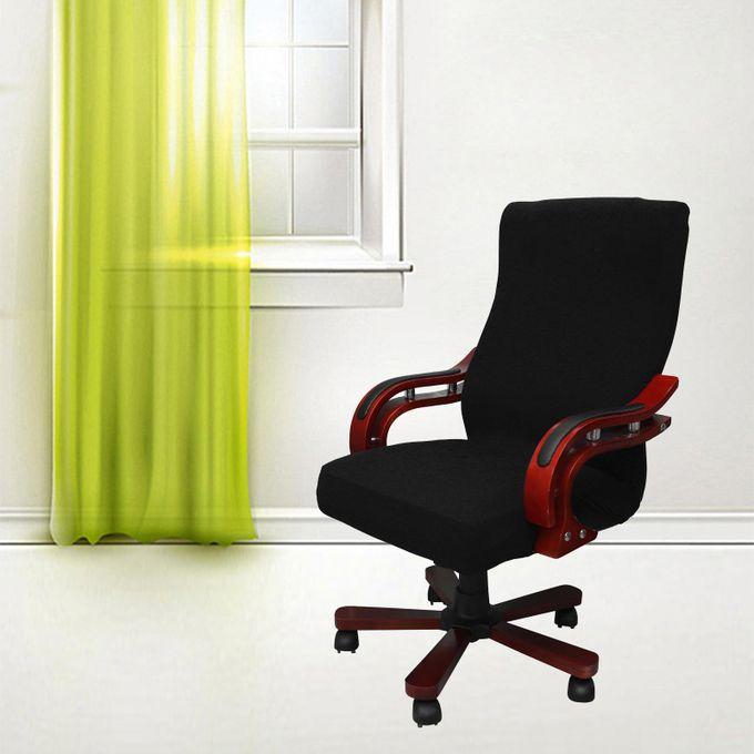 Printing Soft Computer Chair Cover Game Chair Slipcover Black..