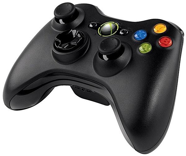 Generic CO Built-in Dual Motors Wireless Controller Game Pad For Microsoft Xbox 360-black