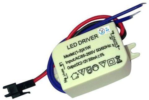 3X1W AC 85V-265V to DC 12V LED Electronic Transformer Smart Power Supply Driver