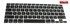 Neworldline Soft Keyboard Skin Case Cover For Apple Apple Puterbook Pro 13 15 17'' -Black