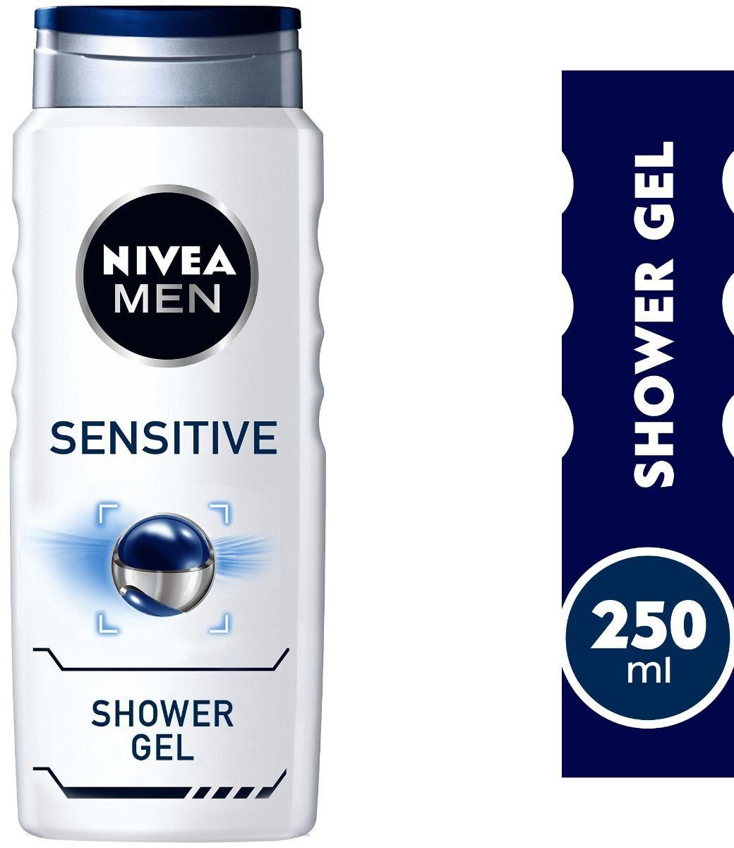 Nivea Men Sensitive Shower Gel, Masculine Scent, 250Ml