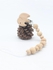 1-Piece Lovely Cartoon Safe Wooden Baby's Pacifier Chain Clip