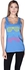 Creo Beach Cool Glasses Tank Top for Women - S, Blue